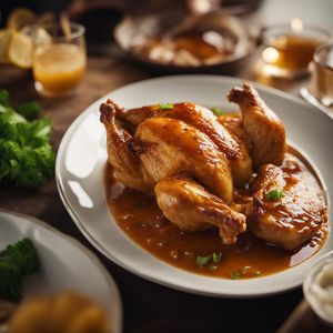 Poulet au vinaigre - French cuisine