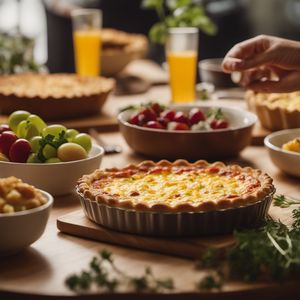 Quiche au fromage - French cuisine