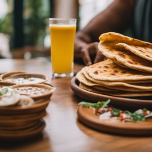 Roti chaud - Mauritian cuisine