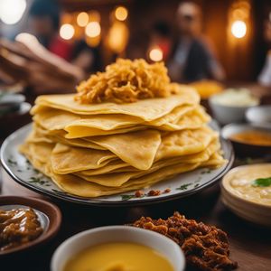 Roti jala - Malaysian cuisine