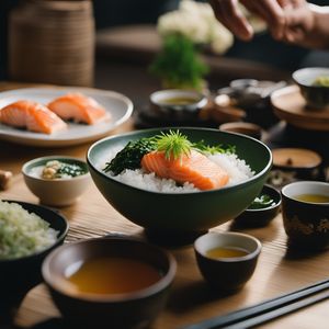 Sake chazuke - Japanese cuisine