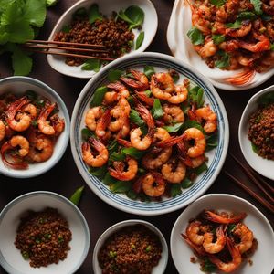 Sichuan Pepper Prawns - Chinese cuisine