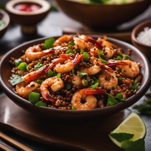 Sichuan Pepper Prawns - Chinese cuisine