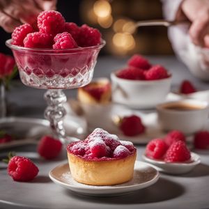 Soufflé aux framboises - French cuisine