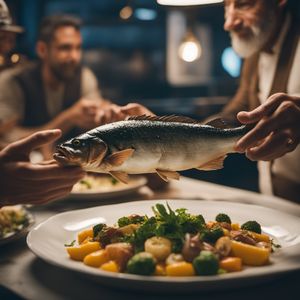 Spigola al forno - Italian cuisine