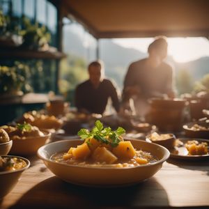 Steckrübeneintopf - German cuisine