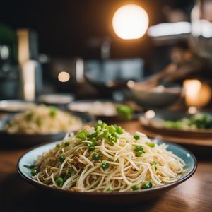 Stir-Fried Beansprouts - Chinese cuisine