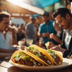 Tacos gobernador - Mexican cuisine