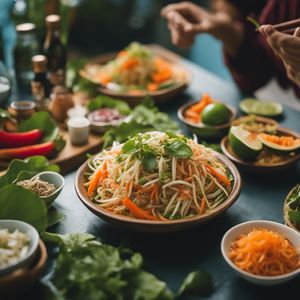 Tam maak hoong - Lao cuisine