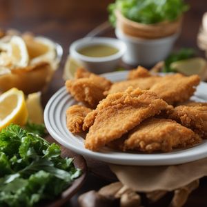Thin Fried Catfish - South American cuisine
