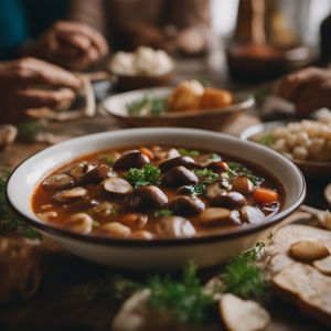 Tocană de ciuperci - Moldovan cuisine