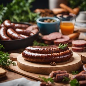 Traditional Cumberland Sausage - British cuisine