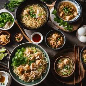 Wonton Noodles - Chinese cuisine