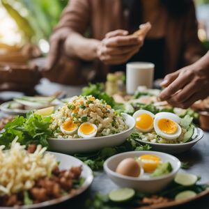 Yam khai dao - Thai cuisine