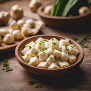 Yuca al mojo - Cuban cuisine
