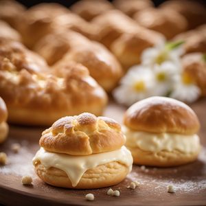 Choux pastry dough and similar