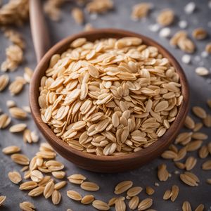 Processed oat-based flakes