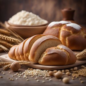 Wheat bread and rolls, white (refined flour)