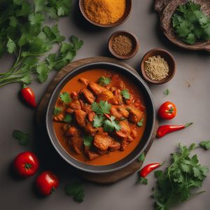 Ajika-inspired Spicy Chicken Curry