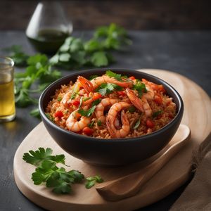 Angolan-style Seafood Rice Bowl