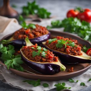 Armenian Qizha Stuffed Eggplant