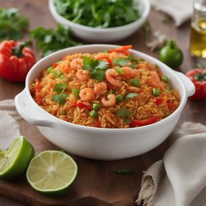 Arroz con Camarones with a Twist