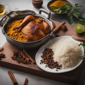 Bahraini Spiced Tea-Smoked Chicken