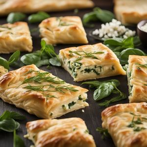 Balkan Cheese Pie with Spinach and Feta
