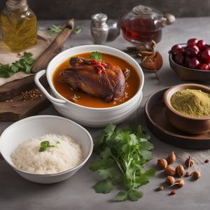 Balochi-style Braised Duck with Montmorency