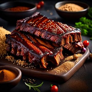 Vegetarian Barbecue Ribs