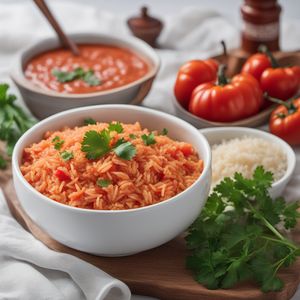 Bavarian-style Creamy Rice with Tomato Sauce