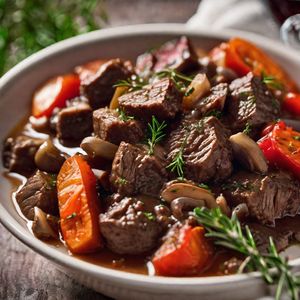 Vegetarian Mushroom Bourguignon