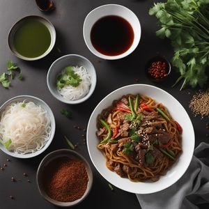 Beef Kway Teow with Fragrant Spices