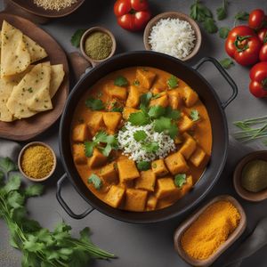 Bhutanese Spicy Potato and Cheese Curry