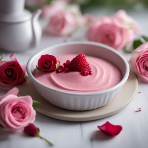 British Rose Pudding