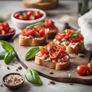 Bruschetta Romana with Tomato and Basil
