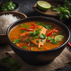 Burmese Chinese Spicy Fish Soup