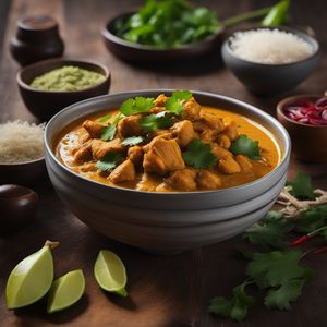 Burmese Coconut Chicken Curry