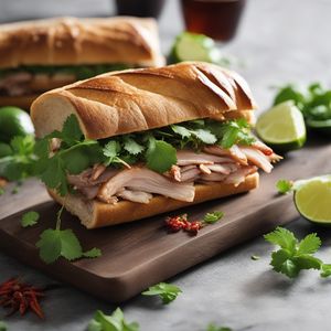 Burmese-Inspired Porchetta Sandwich