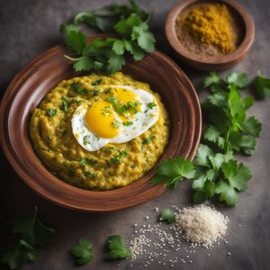 Buttered Eggs with a South Karnataka Twist