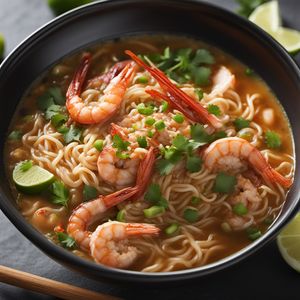 Cajun-Inspired Spicy Seafood Ramen