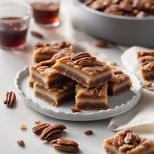 Canadian Maple Pecan Bars