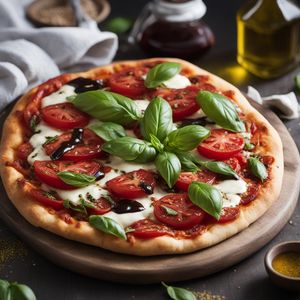 Caprese Pizza with a Twist