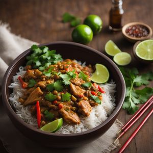 Caribbean Chinese Coconut Chicken