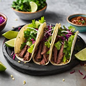 Carne Asada Tacos with a Japanese Twist