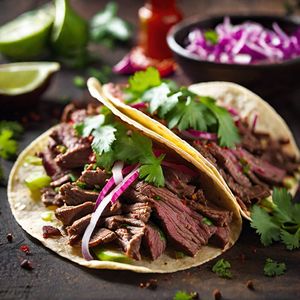 Carne Asada Tacos with a Turkish Twist