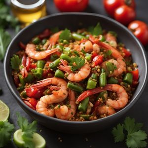 Caruru with Shrimp and Okra