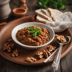 Çerkez Tavuğu with Walnut Sauce