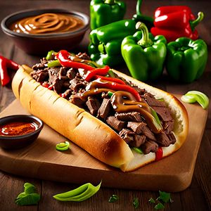 Indo-style Cheesesteak