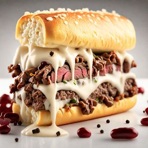 Molecular Gastronomy Cheesesteak